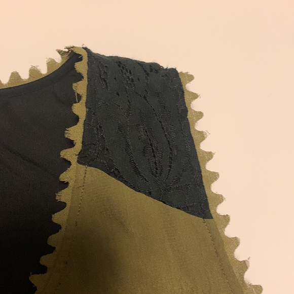 Anthropologie Leifsdottir Green and Black Jumpsuit - Women’s Size 8 - Picture 6 of 9